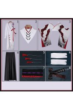 2XXT Cosplay Vtuber Hoshirube Sho Kimono Cosplay Costume